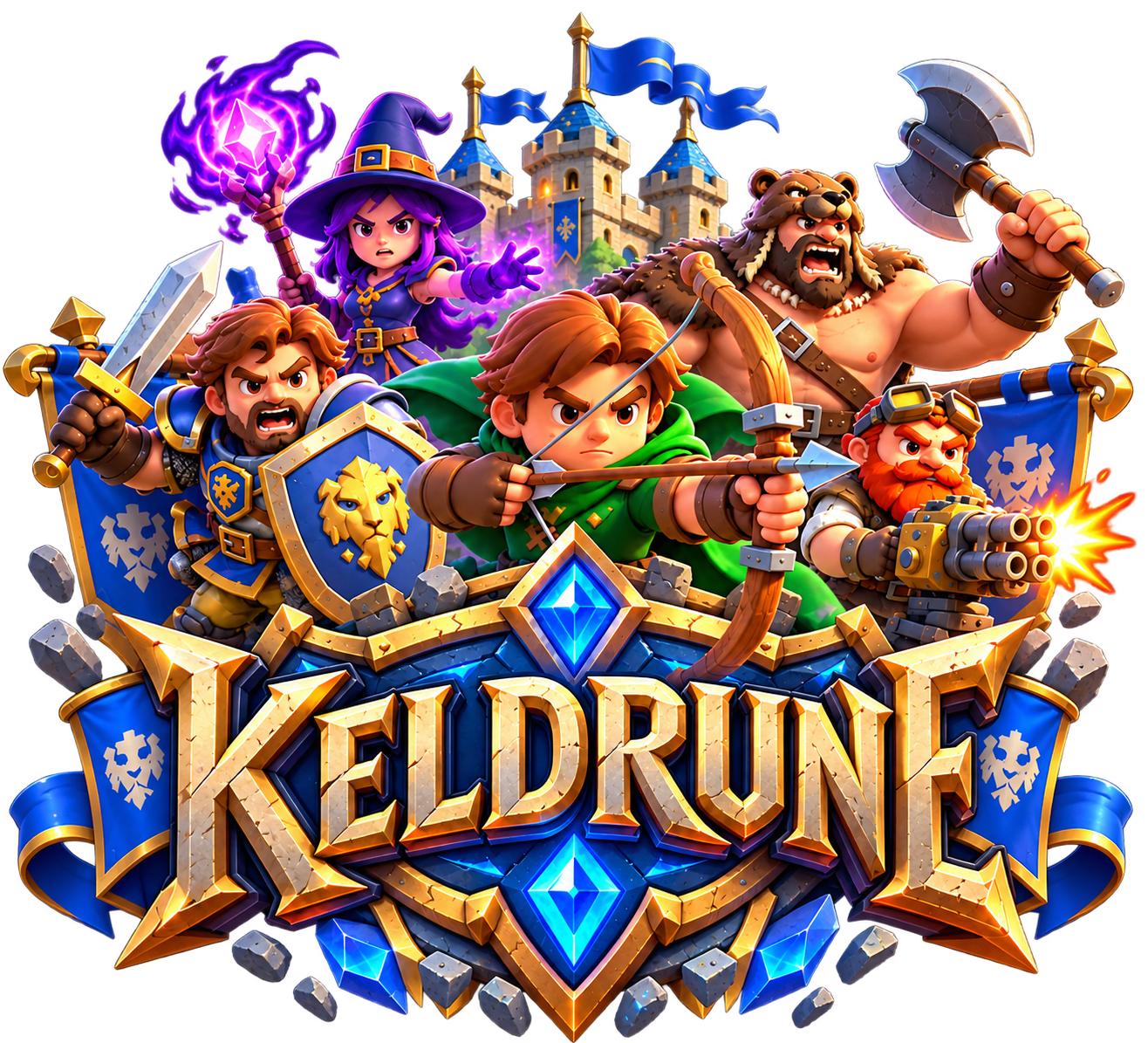 KELDRUNE heroes and emblem